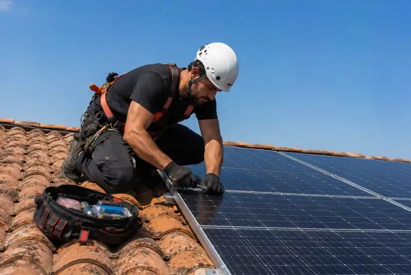Maintenance et monitoring de panneaux solaires à Châteauneuf-de-Gadagne