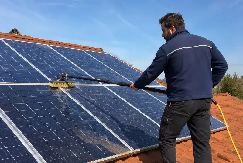 Nettoyage et entretien de panneaux solaires à Châteauneuf-de-Gadagne
